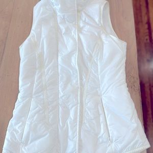 Lululemon white lined hooded vest